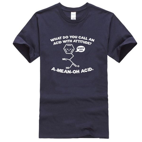 

a mean oh acid mens t-shirt tee birthday gift biology chemistry geek nerd funny