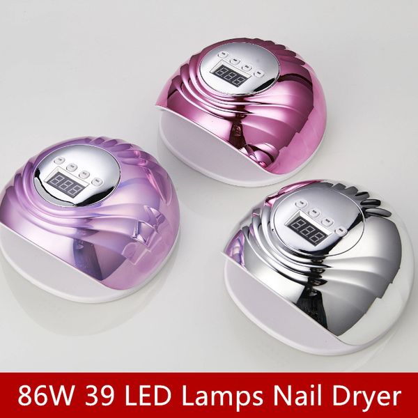 

nail dryers 86w led lamp for nails dryer gel polish drying ice manicure machine tools