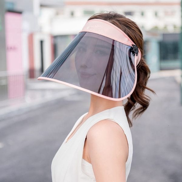 

женщины уф-защита 2020 летняя visor empty top hat вс широкий большой брим face солнцезащитный cap складная пляж путешествия езда шляпы 5ko6, Blue;gray