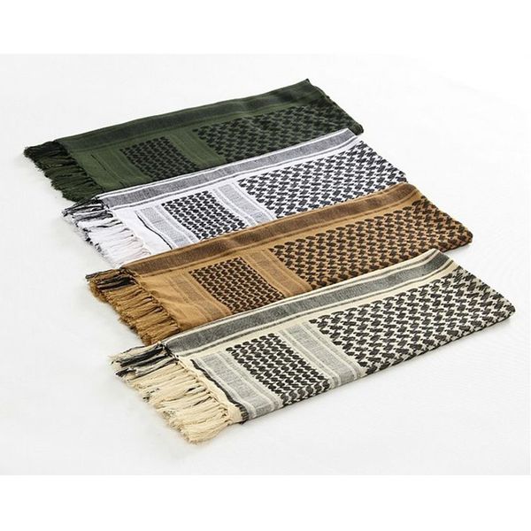 

army tactical arab shemagh keffiyeh cotton shawl scarves camping paintball head scarf face mesh desert wrap bandanas, Blue;gray