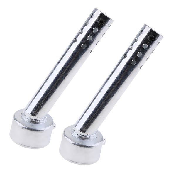 

2 pieces 48mm motorcycle angled muffler exhaust silencer insert baffle db killer
