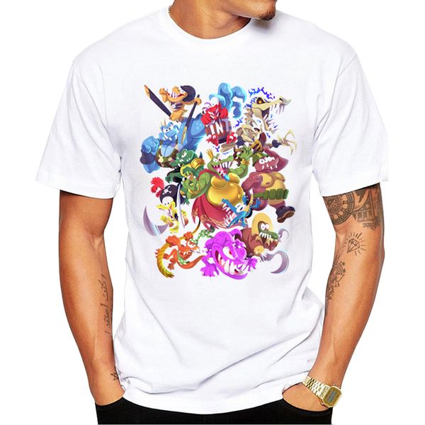 

teehub short sleeve summer krem-krew men t-shirt funny spirits printed tshirts casual tee hipster