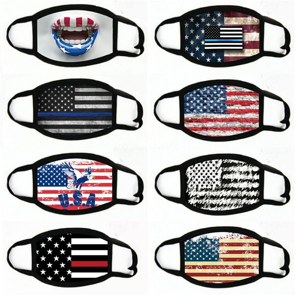 

cycling masks new american flag stars and stripes dustproof running sports men and women bicycle maskface mask#447, Black