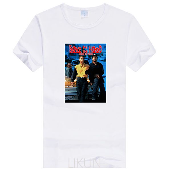 

охладить boyz n the hood poster unisex прохладный смешные tshirt мода классический стиль футболочку