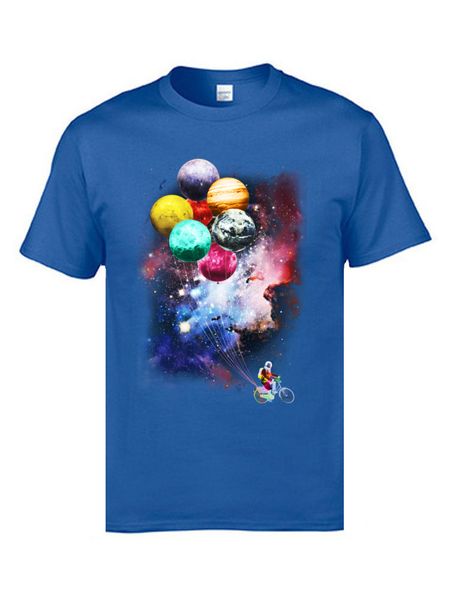 

discount men t shirt spaceman side job brighter version shirt all cotton o-neck short sleeve clothing shirt funny