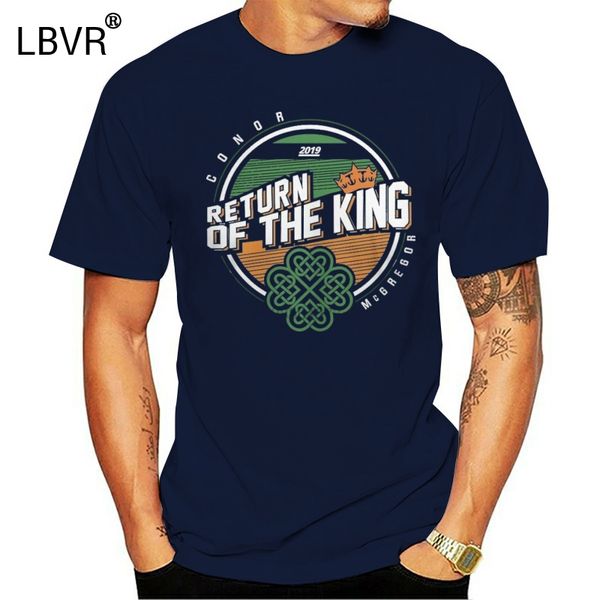 

conor mcgregor the return of the king 2019 mens t shirt clothing retro o neck tee shirt