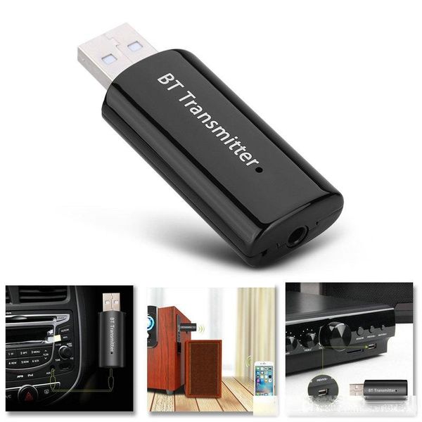 

mini wireless bluetooth 4.0 music bt transmitter stereo audio receiver adapter usb dongle black ing