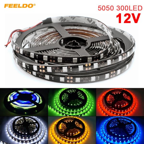 

feeldo 1pc car waterproof smd 300 leds decoration led strip light drl light #ct915