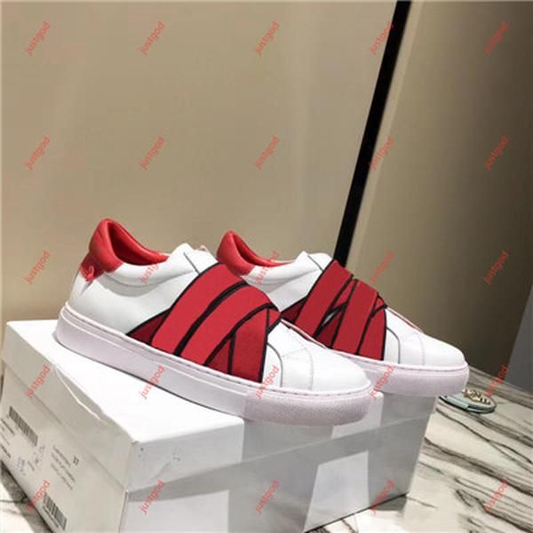 

new sneakers 4g webbing white leather sneaker paris signature and knots trainers for men women, Black;red