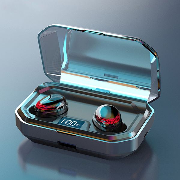 

true wireless wireless bluetooth headsets 3000mah charging case fingerprint touch waterproof