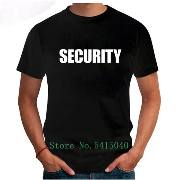 

summer new men's t-shirt brand casual security letter men 100% cotton short sleeves tshirt round collar tee shirt men clothe