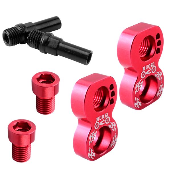 

mountain bike brake converter v brake rack cycle holder frame brake adapter - 2 colors (black red
