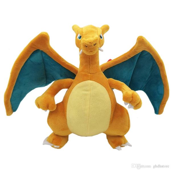

new 8" 20cm detective charizard plush doll anime collectible dolls stuffed gifts soft toys