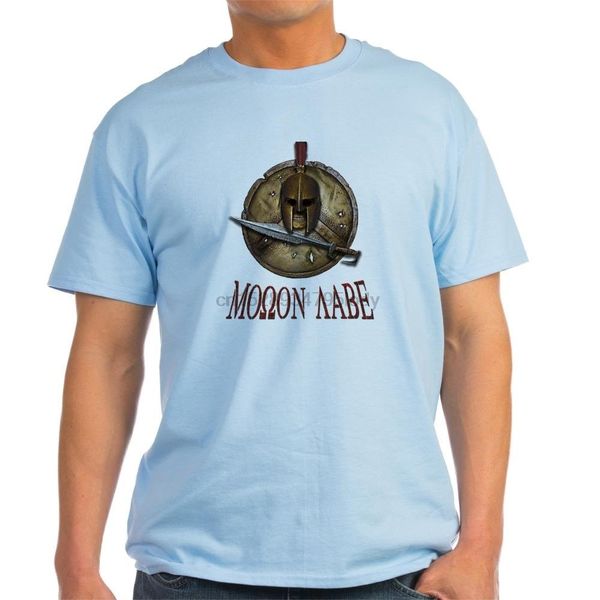 

cafepress molon labe spartan w sword light cotton t-shirt