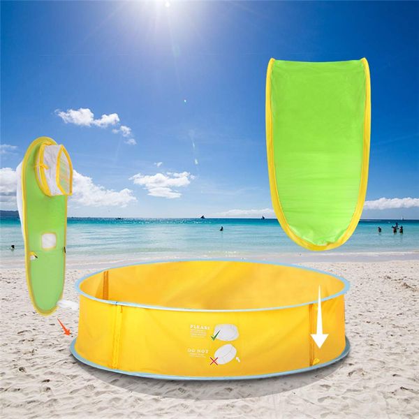 

baby beach tent uv-protecting sunshelter children toys small house waterproof awning tents portable ball pool kids tents vt1638
