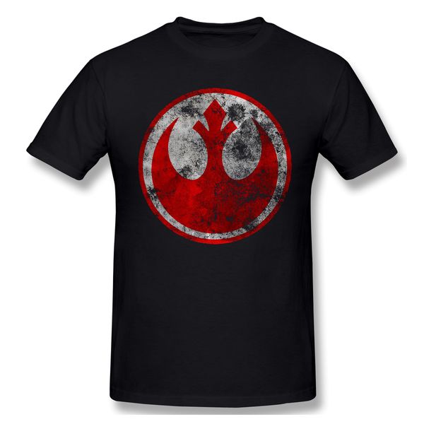 

2020 new arrival rebel alliance symbol men's t-shirt 100% cotton mandalorian crewneck t-shirt round collar