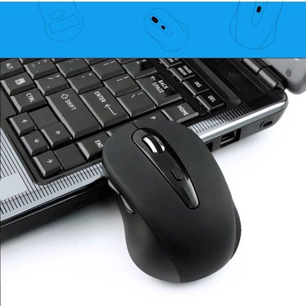 

mice wireless mouse bluetooth computer 1600 dpi ergonomic mause mini notebook for windows