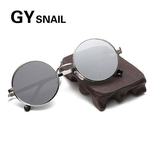 

gysnail steampunk round sunglasses women men gothic retro round male sun glasses vintage sunglasses ladies vintage, White;black