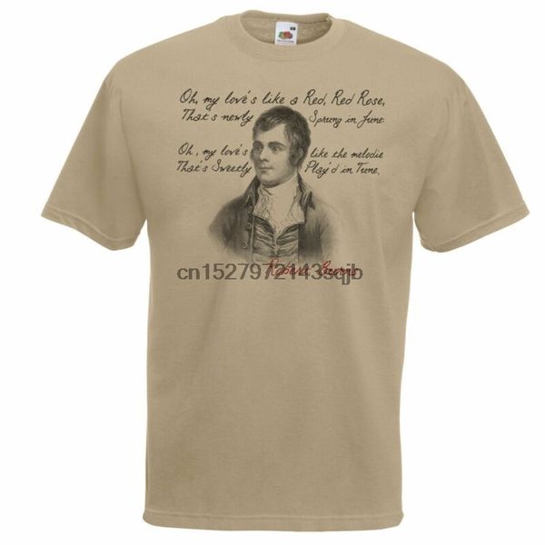 

robert burns night poem t-shirt scottish national poet story telling tshirt