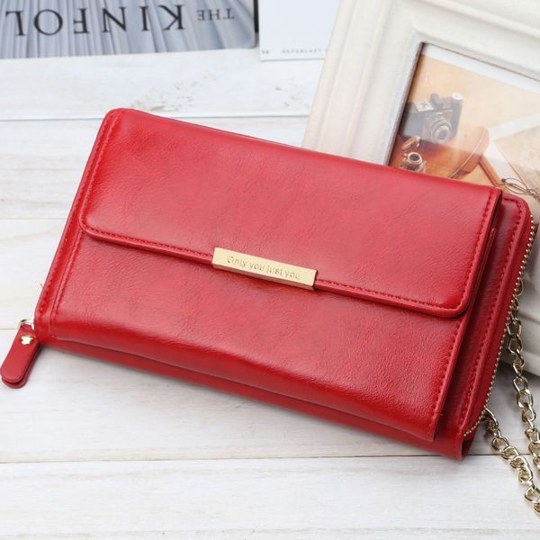 

ms. han edition large capacity multi-functional wallet single shoulder bag in long hand bag change purse
