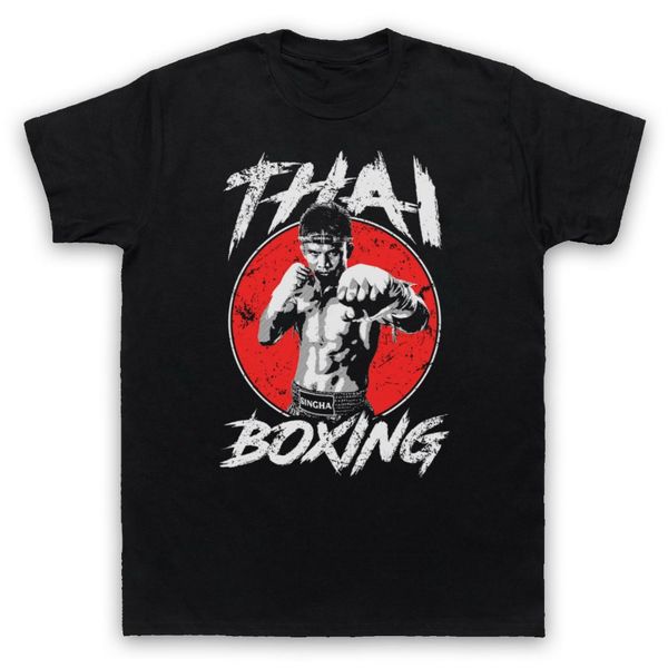 

thai boxing martial arts style fighting muay boxer 2019 fashion short sleeve round collar customized comfortable t-shirt