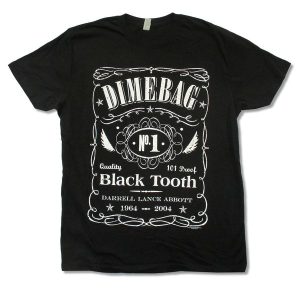 

dimebag darrell pantera black tooth mens t shirt pantera 018631