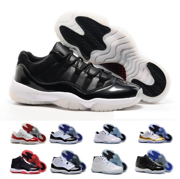 

new 11 high low le 11s basketball shoes air men women gym red navy space jam bred cap and gown p platinum tint gold j11 sneakers