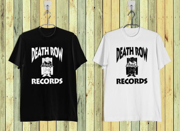 

new death row records logo black white 1side t shirt tee shirt mens 2018 new tee shirts printing colour jurney print cool