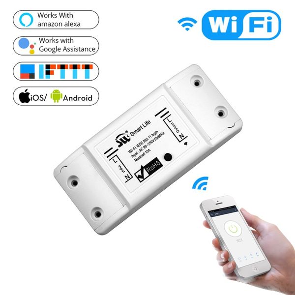 

diy wifi smart light switch universal breaker timer smart life app wireless remote control works with alexa google home