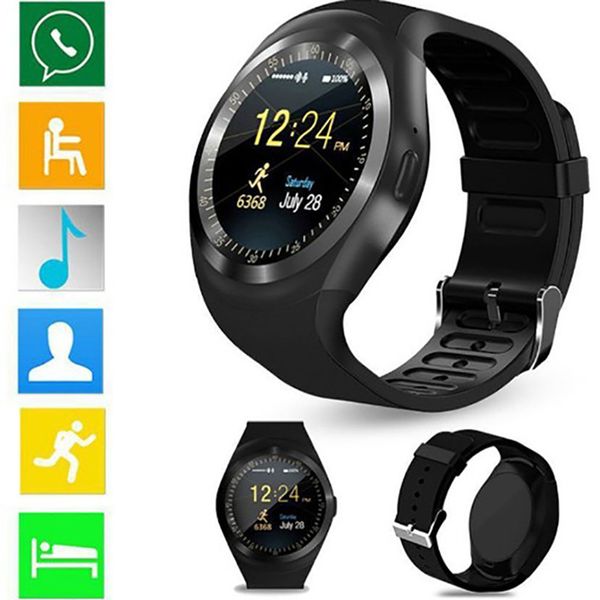 

smart watches wristband style high resolution touch control bluetooth connect health monitoring smart reminder information push mobile locat
