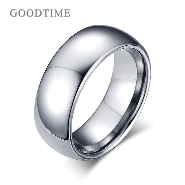 

wedding rings fashion men's ring tungsten carbide bands jewelry engagement party accessories for gentleman, Slivery;golden