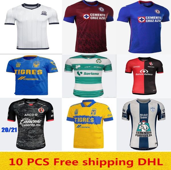 

welcome to order 2020 2021 tijuana laguna chivas tigres uanl soccer jersey 20 21 puebla fc pachuca cf atlas fc football shirt size s-xxl, Black;yellow