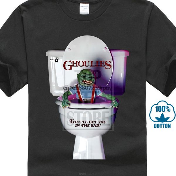 

ghoulies horror culto movie men t shirts harajuku tshirt gym king t shirt black and white t-shirt for men