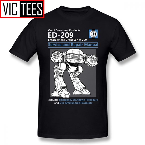 

mens robocop t shirts service and repair manual t-shirt printed tee shirt men awesome cotton casual tshirt