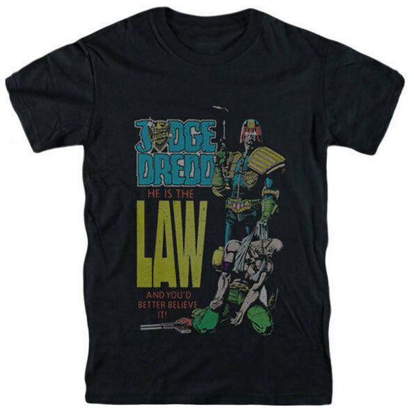 

judge dredd tee t shirt he is the law number #1 comic-movie t-shirt popular