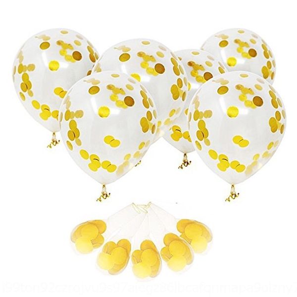 

new 12-inch 2.8g rose gold balloon sequinssequins gold paper scraps sequins balloons party decorative balloons tagqv