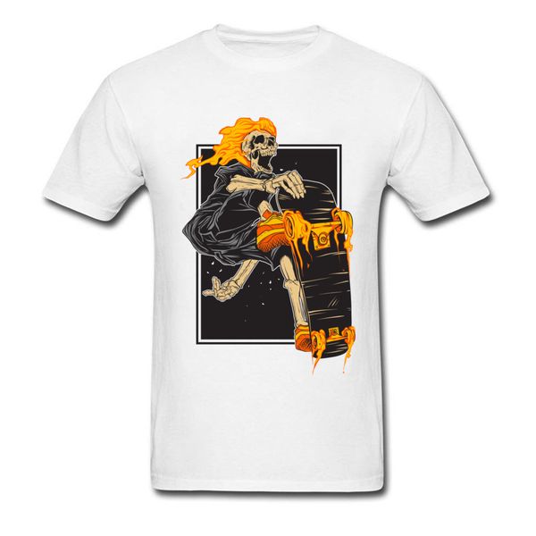 

punk crazy tshirt men 100% breathable cotton half life 2 t shirt geek rock skateboard rider fire skull t-shirts ussr skull gamer