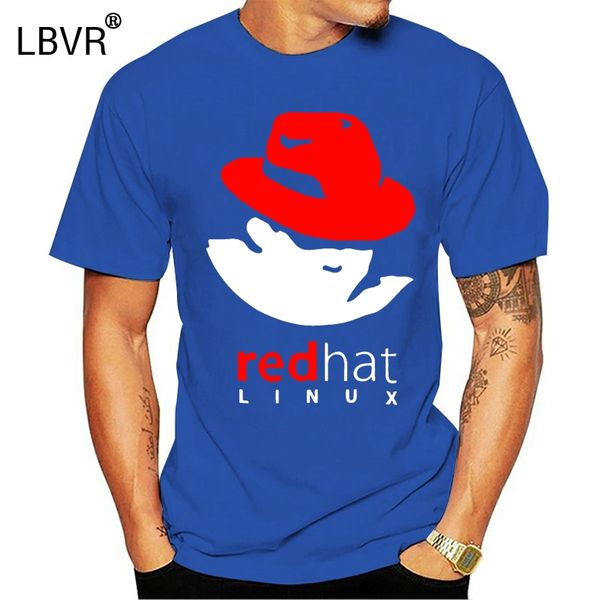 

red hat linux os tron футболка мужская размер s-xxxl черный тис