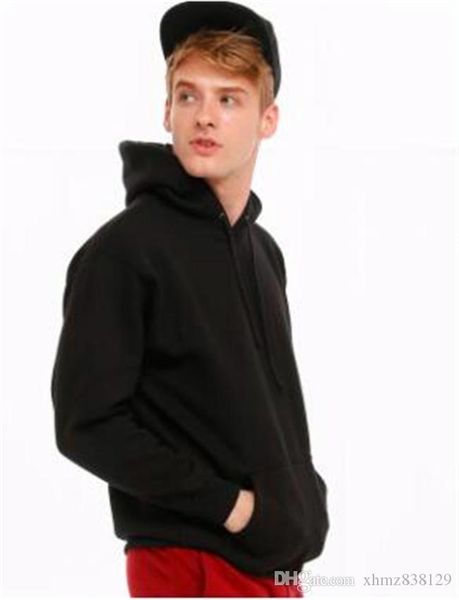

2018 autumn and winter new pullover hoodie men s sport coat hoodie custom manufacturer casual hoodie coat, Black