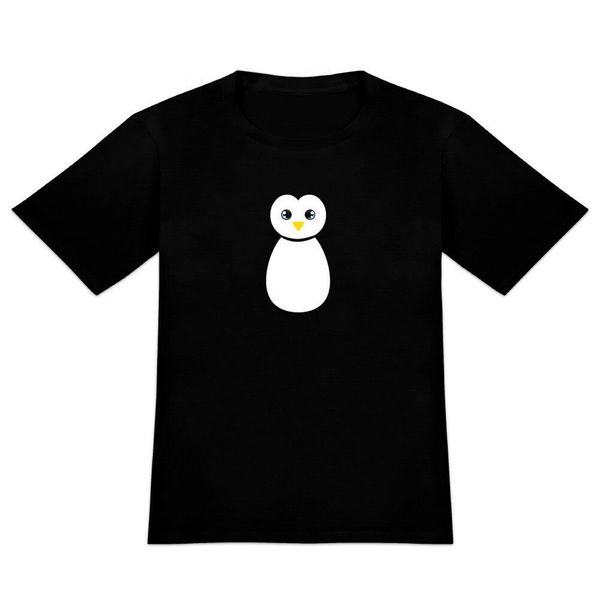 

cute penguin black and white men's новизна t-shirt top quality tee shirt
