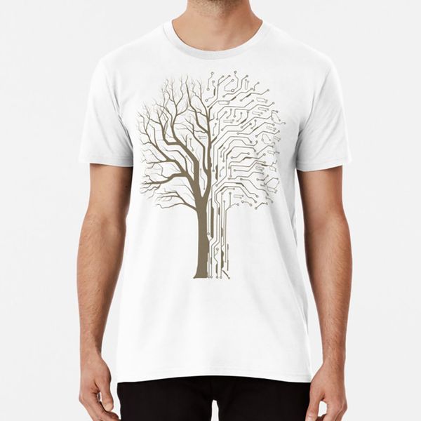 

digital tree t shirt nature tree digital tree forest circuits gaming esports indie organic animals