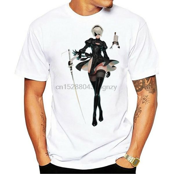 

men funy tshirt nier automata(4) short sleeve o-neck tee men t shirt