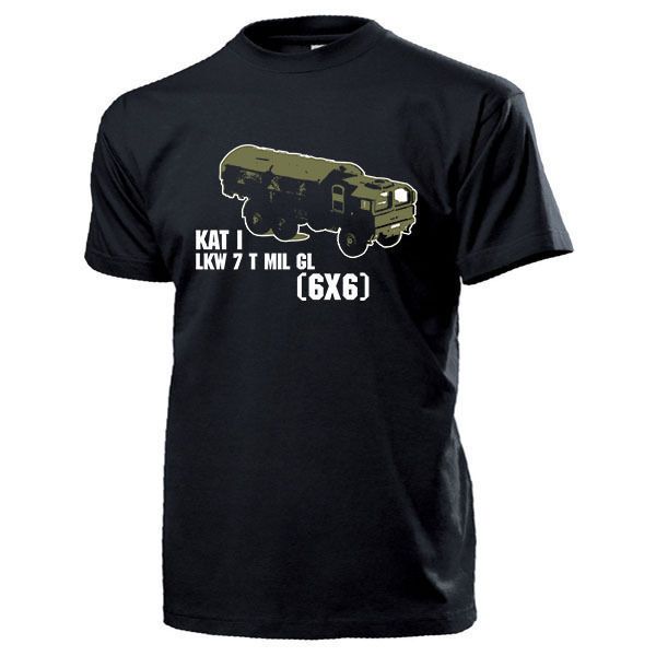 

2019 new cotton tee shirt lkw 7 t mil gl kat 6x6 bundeswehr 7 tonner oldtimer military- t shirt summer t-shirt
