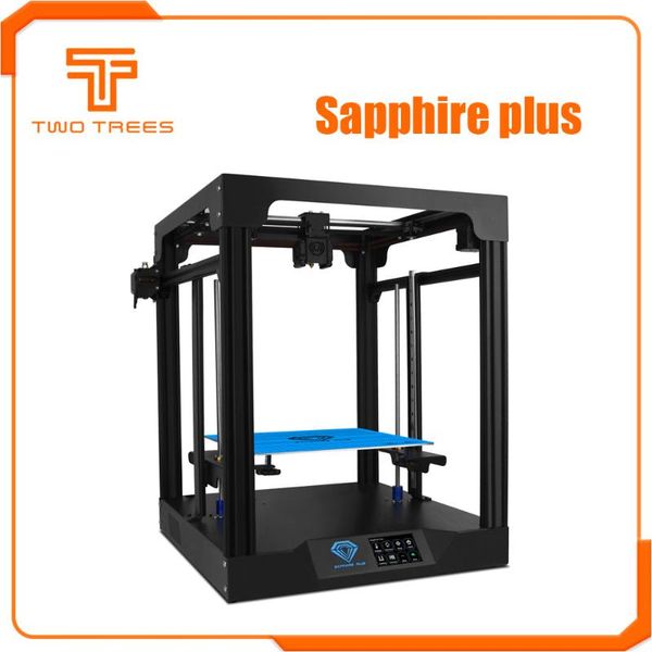 

два дерева 3d-принтер sapphire plus 300x300mm высокоточный bmg экструдер corexy fdm алюминиевый профиль рамы принтера поделки ядро ​​ху