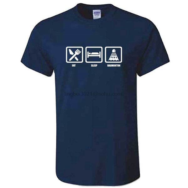 

eat sleep badminton tshirt - funny badmington racket shuttlecock top