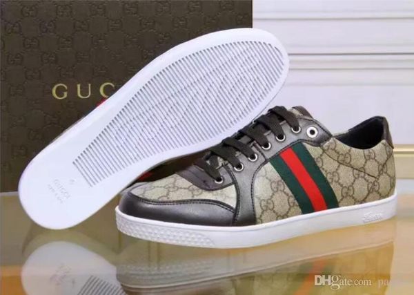 

2020 новых кожаных мужчин плоской повседневной обуви из натуральной кожи хорошего качества мужских кроссовок обуви сапоги без коробки, Black