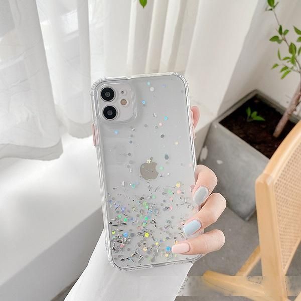 

shining glitter phone case for iphone 11 11pro max xr xs max x 7 8 plus 11pro camera protection clear cover for iphone se 2020
