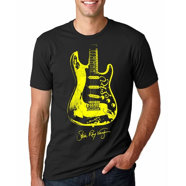 

music t-shirts men guitar legend with stevie ray vaughan print t shirt big yards adult