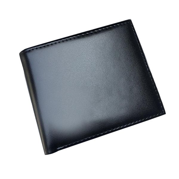 

2020new leather double peak folding wallet cardholder men's short purses fashion design driver's license men's wallet portafo, Red;black