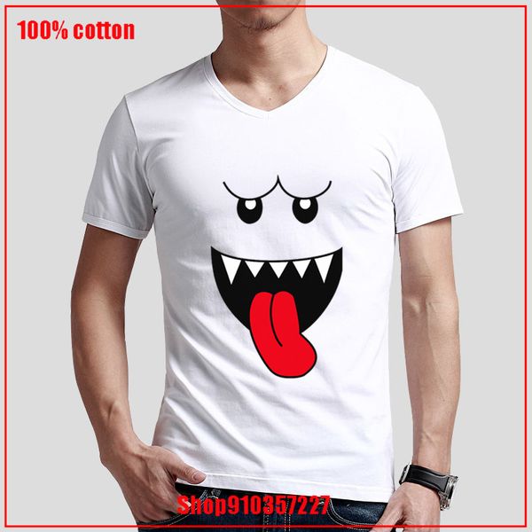 

smiley color smiley print v-neck t-shirts men harajuku streetwear short sleeve t shirts 2020 summer tee men hip hop